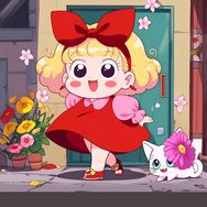 爱动画的小女生