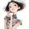 天热扇扇子