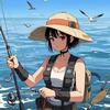 妞妞海钓