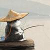 爱钓鱼的小猪