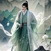 空山听竹