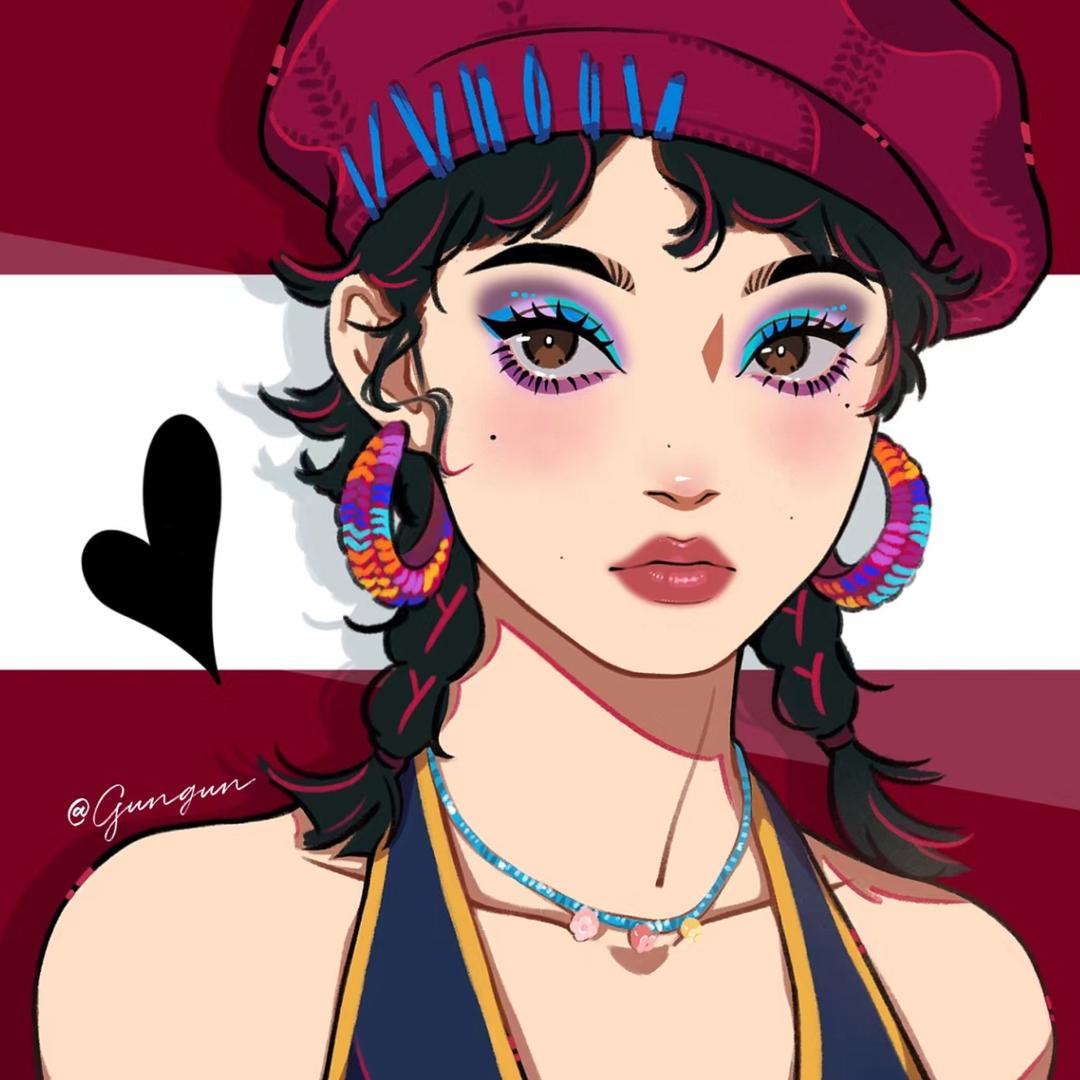 羽眸美睫