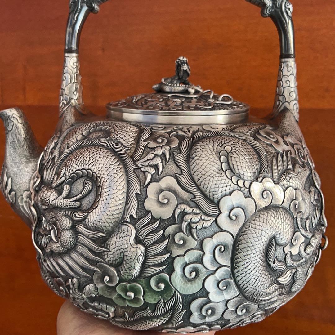 《白银鑫坊》手工银壶