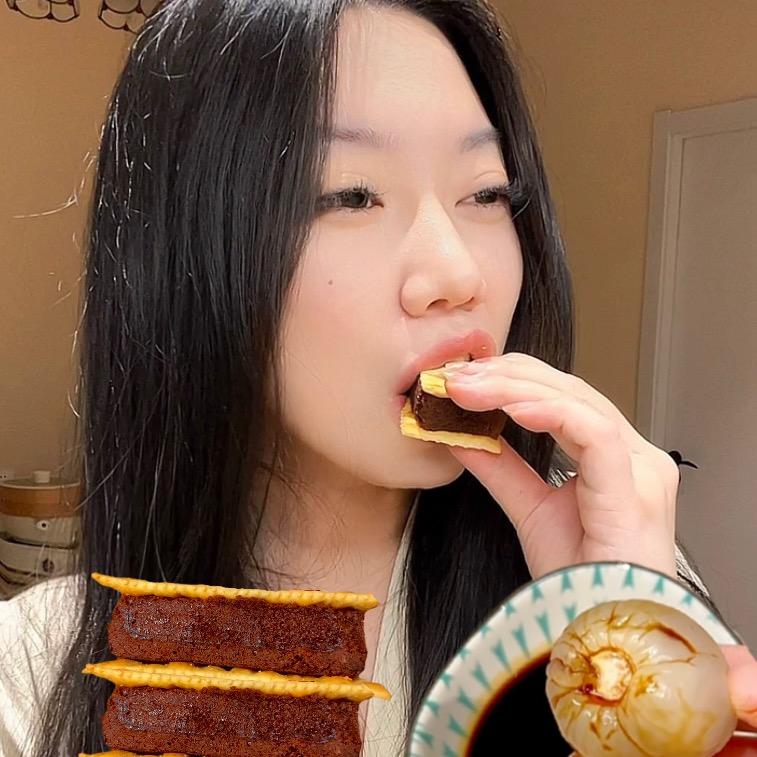 小梦老师别吃啦