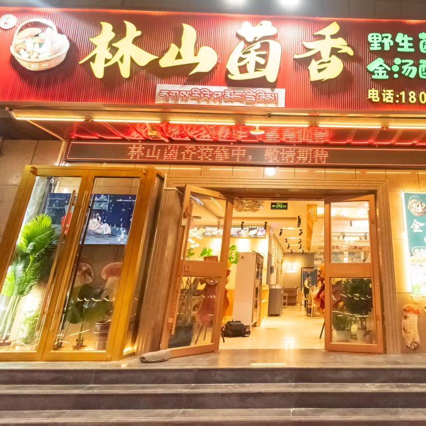 迭部林山菌香菌子鸡