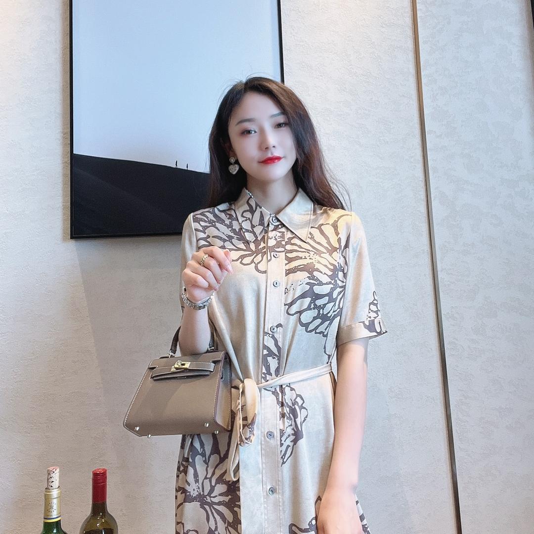 C老板桑蚕丝连衣裙
