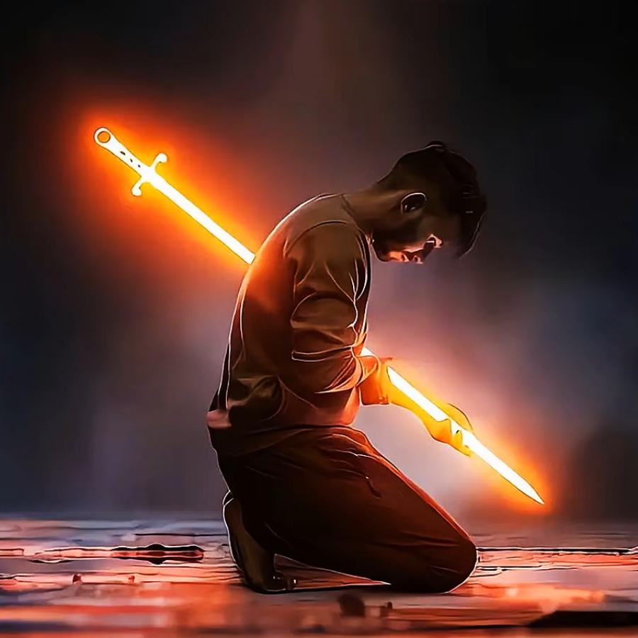 晴天带刀不带伞