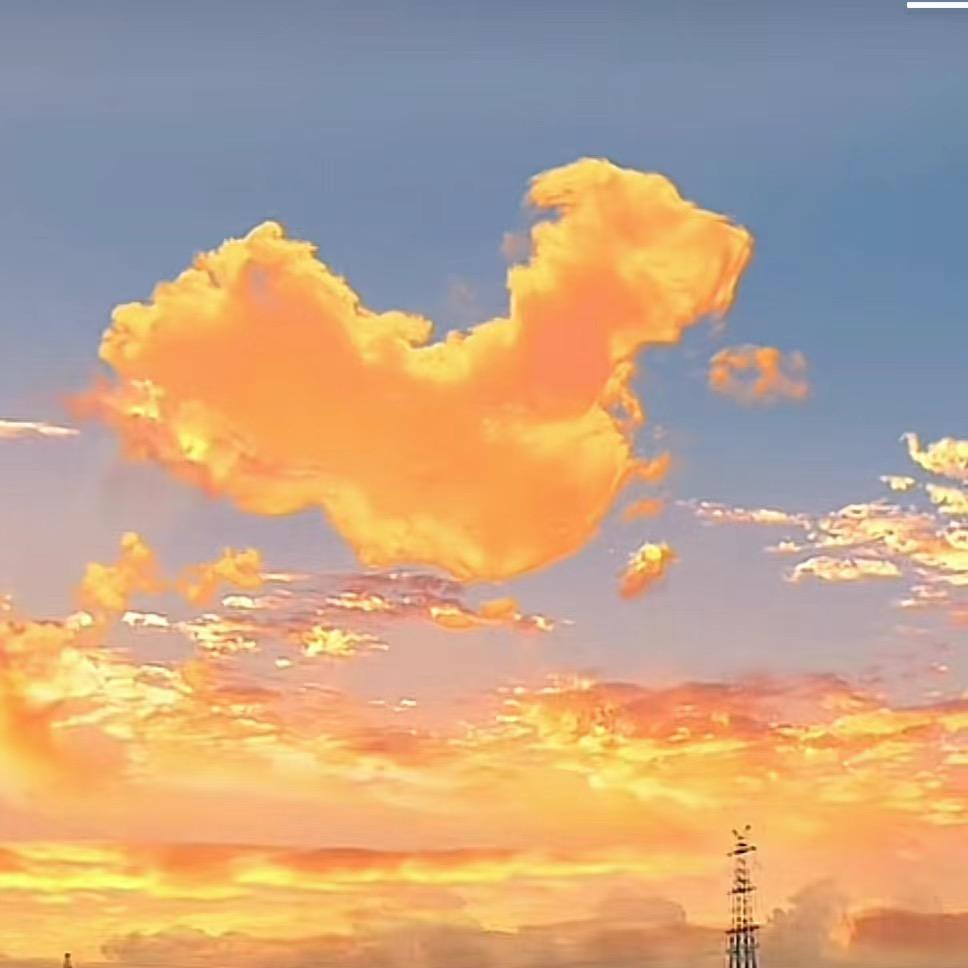 天空下的蚂蚁