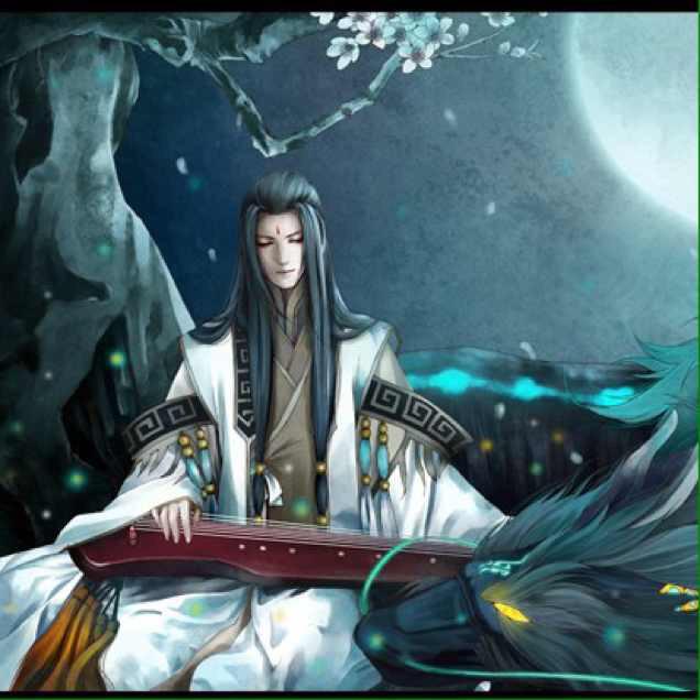 抚琴的人