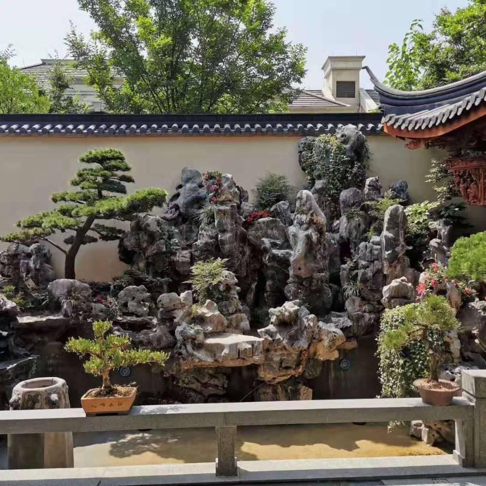 专业庭院设计假山鱼池施工