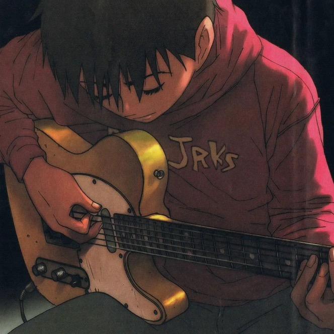 尤里弹吉他
