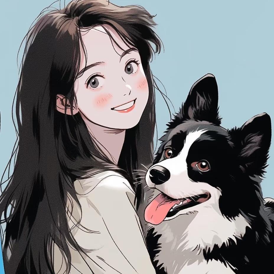 边牧小姐姐
