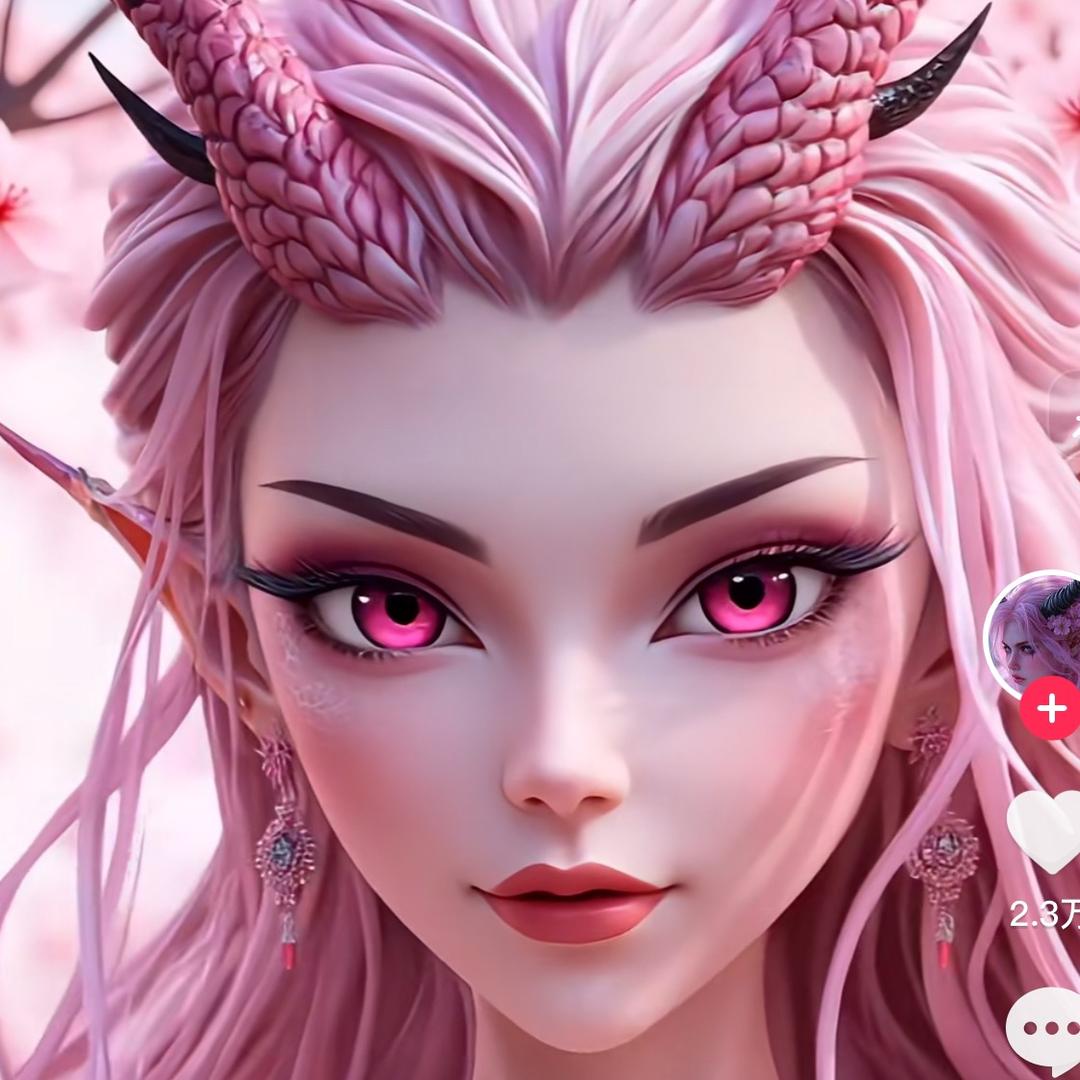 粉红小母龙