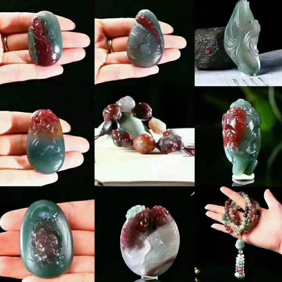 秦紫玉原矿珠宝玉器
