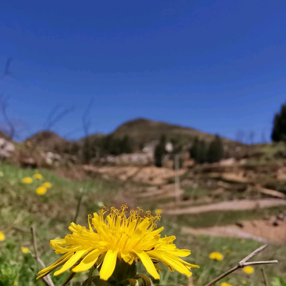 山间彩虹