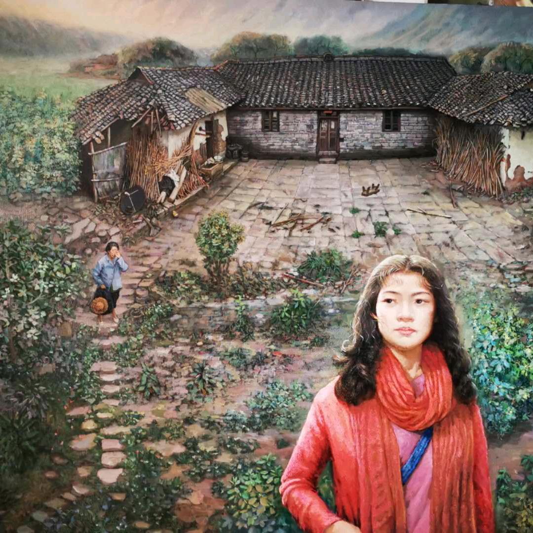 七妹画画