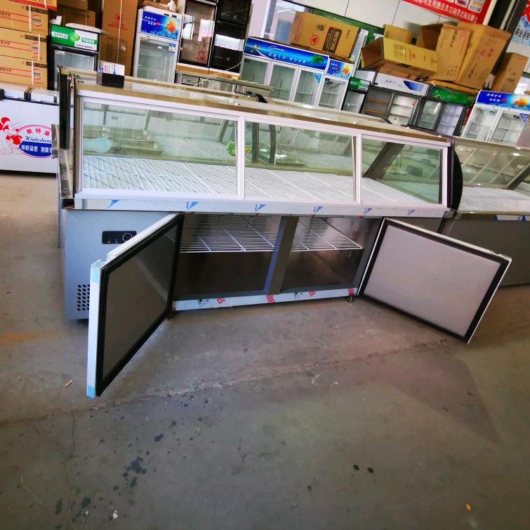 厂家直销冰柜展示柜熟食柜岛柜4门柜