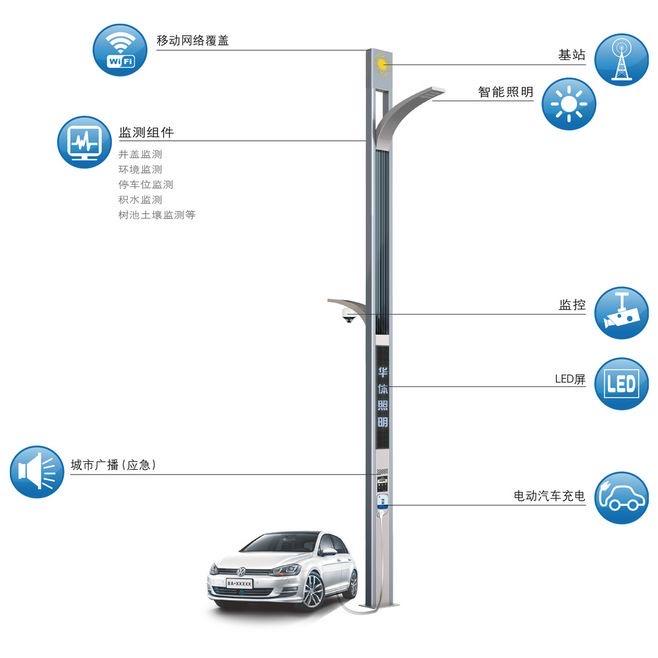 智慧路灯 支架、监控杆，龙门架