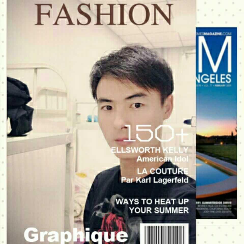 给自己i个霺笑