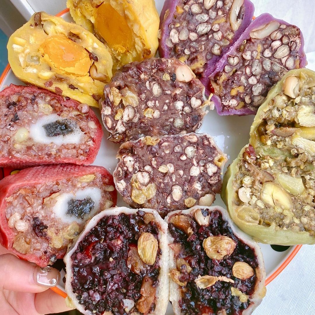 蕊灿粗粮即食粘豆包