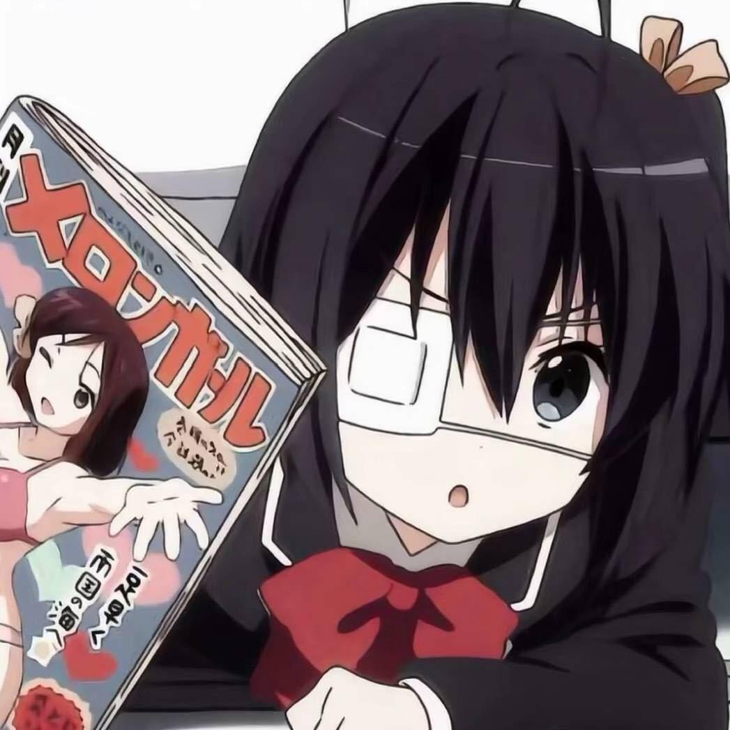 悲伤难过社恐忧郁小六花