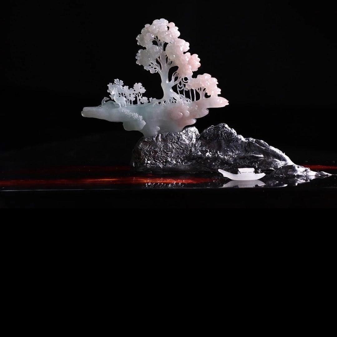 石生缘翡翠片料