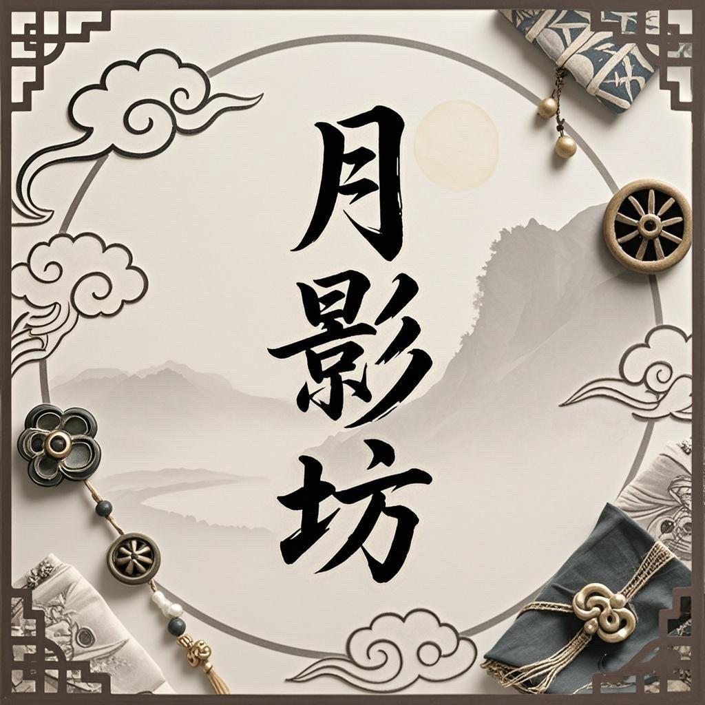 月影坊新中式服装纽扣配饰