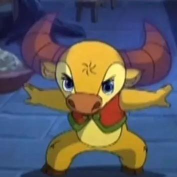 大角牛永不退缩