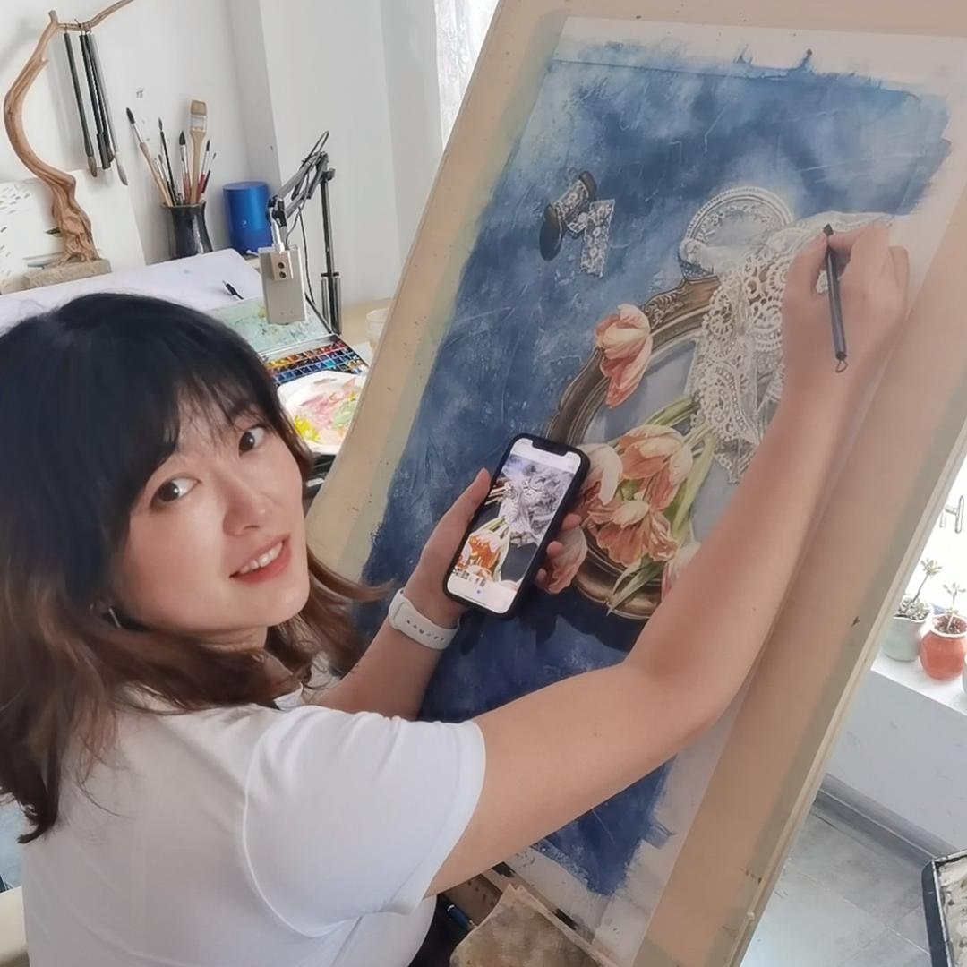 阿线美学艺术工作室(蓝色康桥L区店)阿线美学手绘