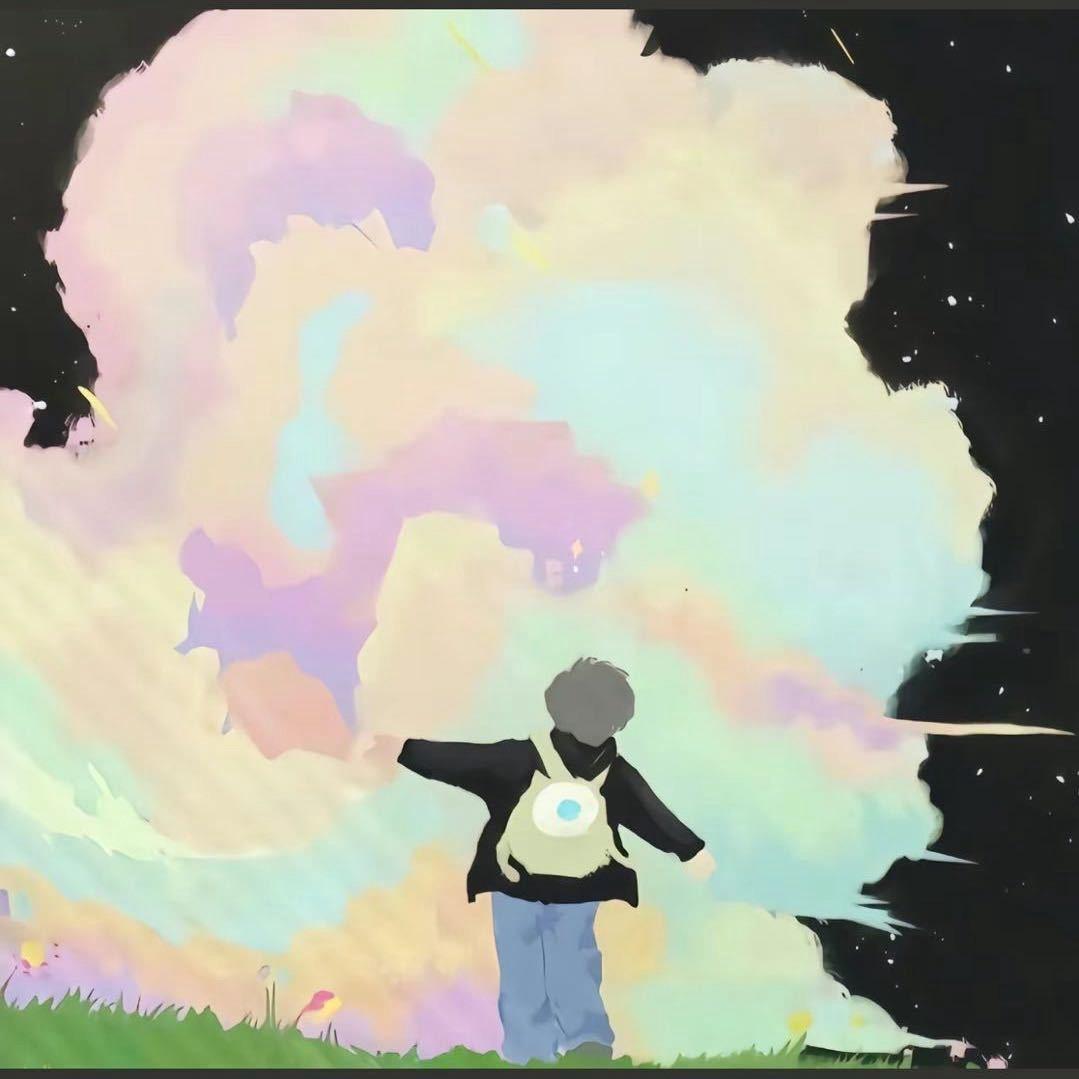 天空是蔚蓝色