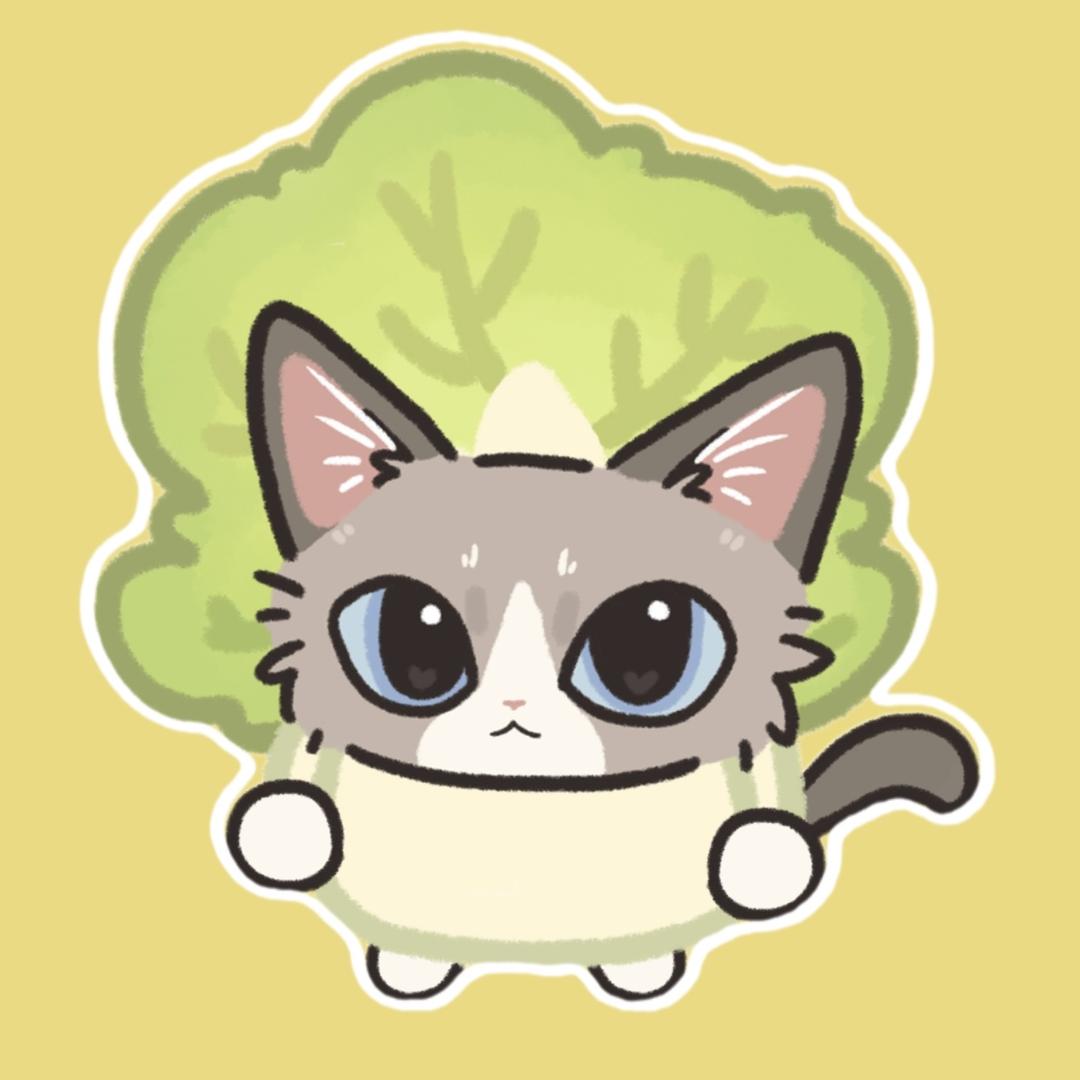 好白菜🥬的德文卷毛猫