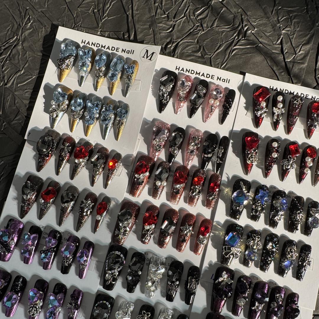 蜜语满钻穿戴甲