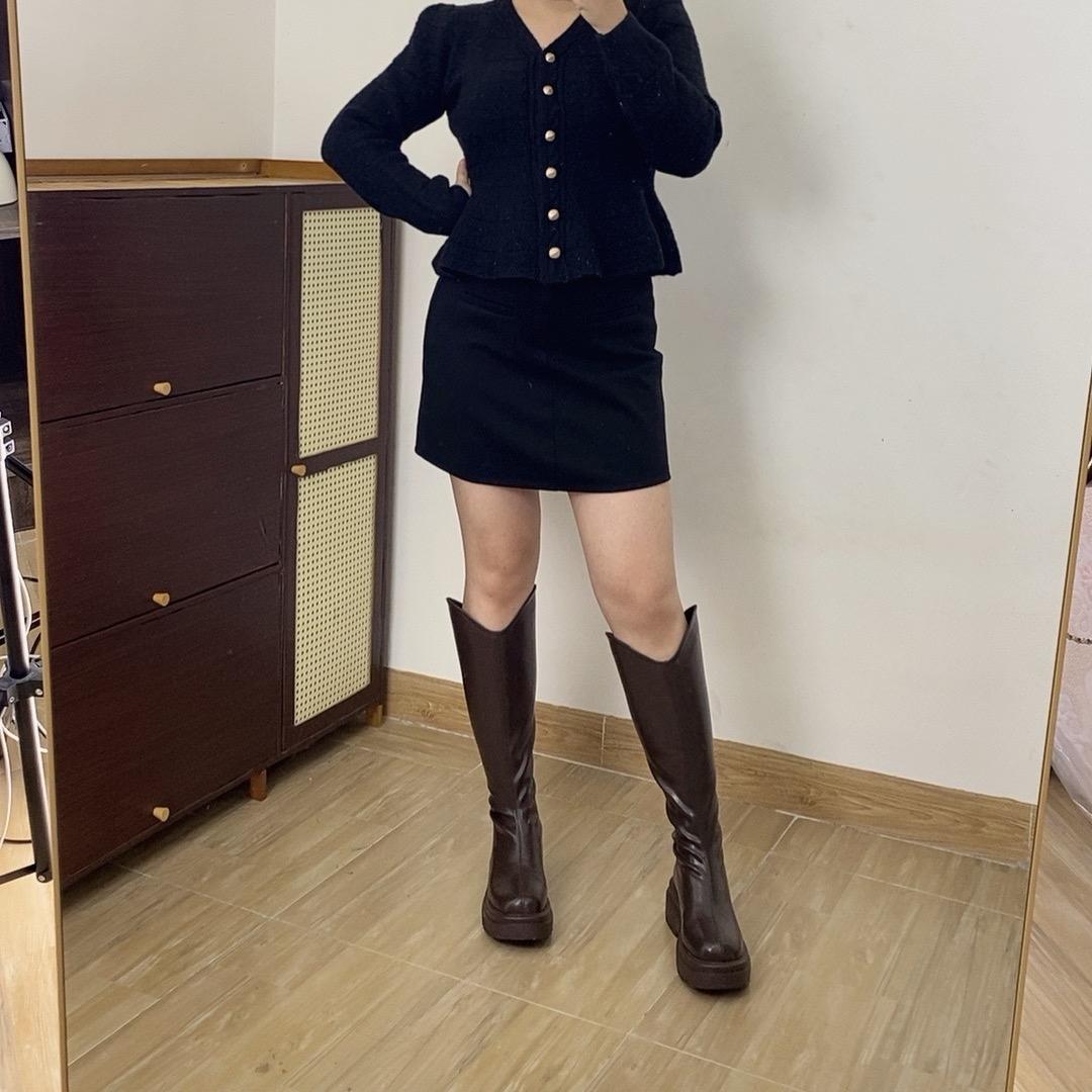 大筒围女靴