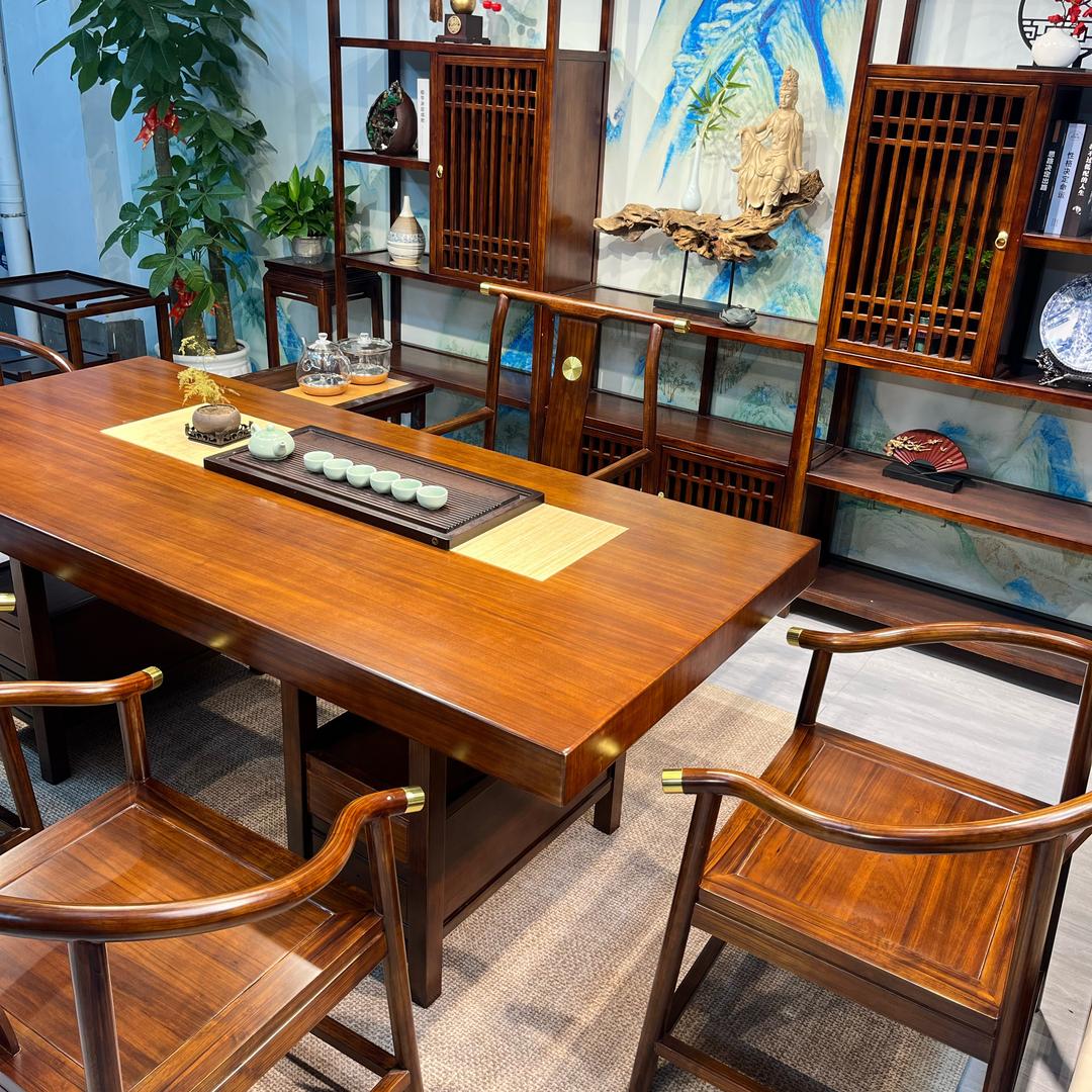 典雅实木大板茶台