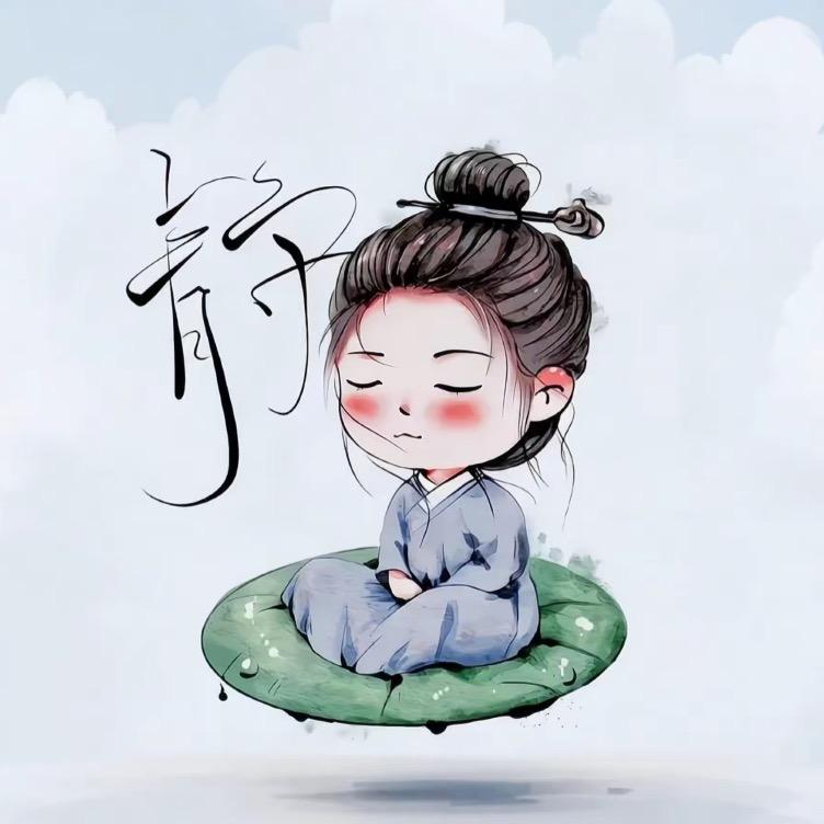 安静。
