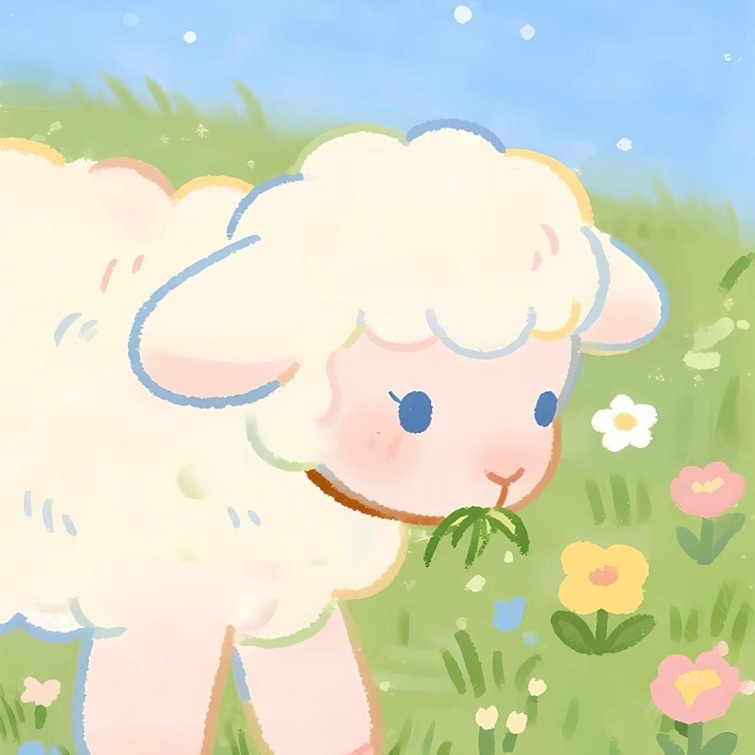 开心的小羊