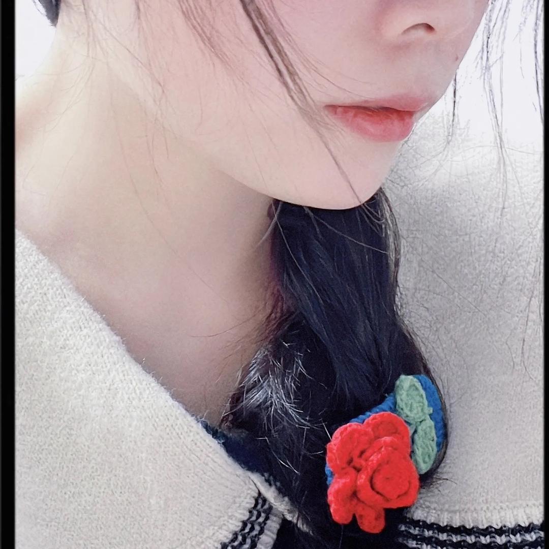 叶雨中木槿花开