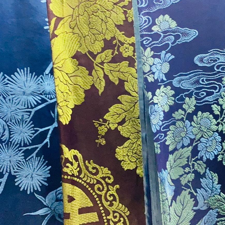 品帝真丝老绸缎老床单批发