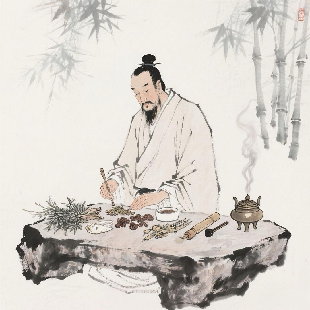 水墨悲鸿.养身谱