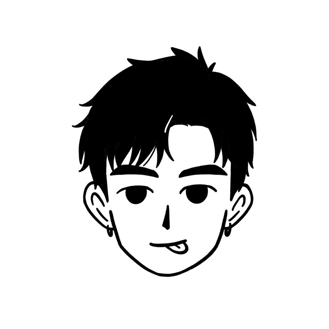 对方正在长头发…