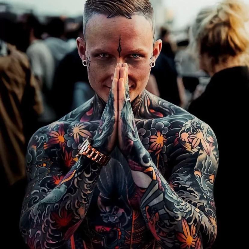 惠阳淡水纹身师的日常