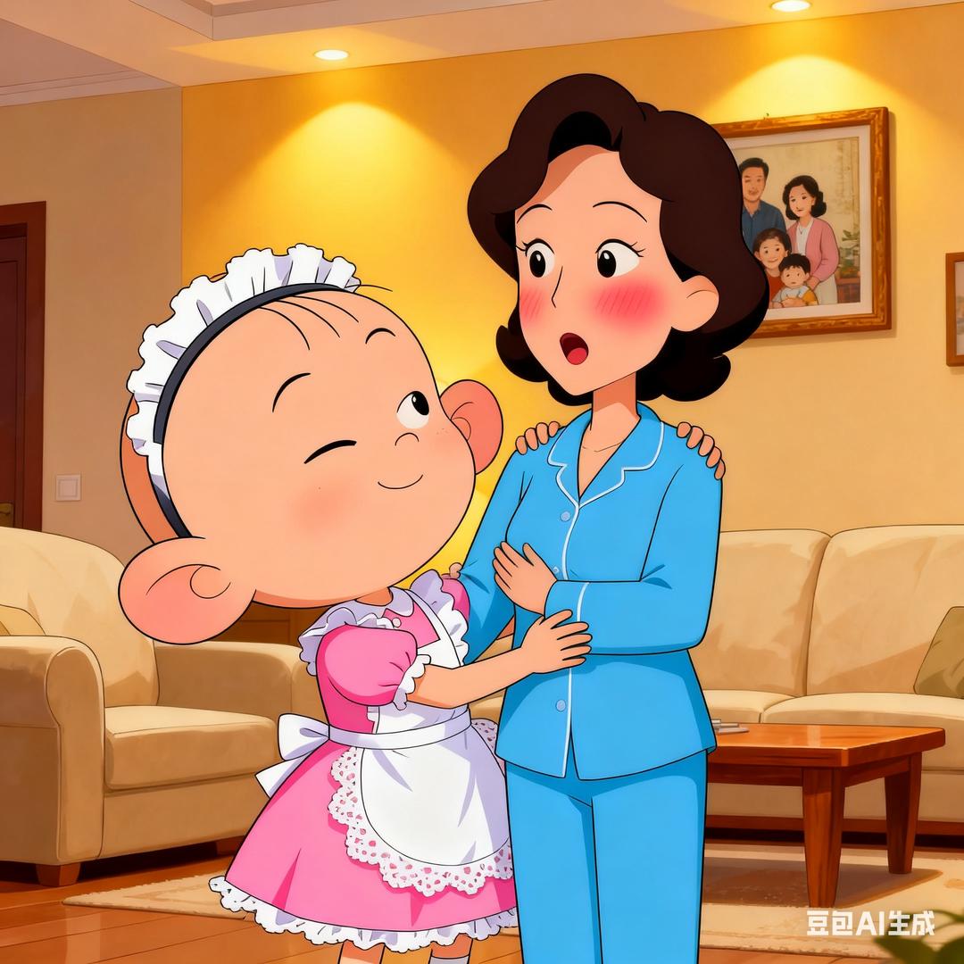 图图cos女仆going壮壮妈