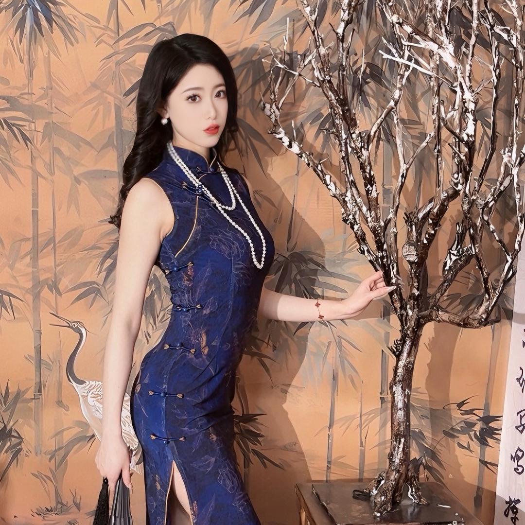 宋宋中式美学旗袍