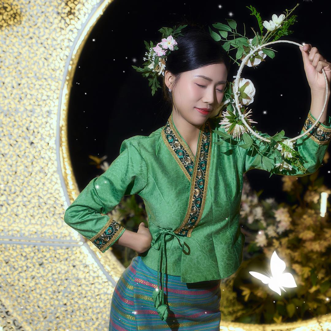 傣家姑娘默默（1山货）