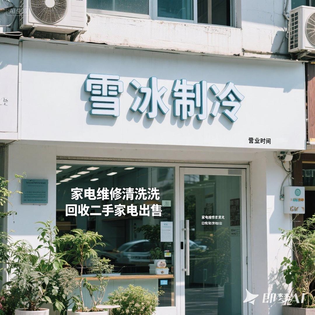 雪冰制冷家电维修清洗回收《二手出售》