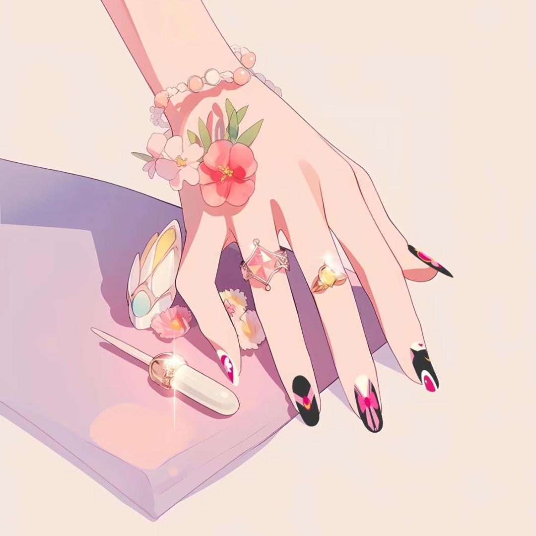 栗子女士穿戴甲
