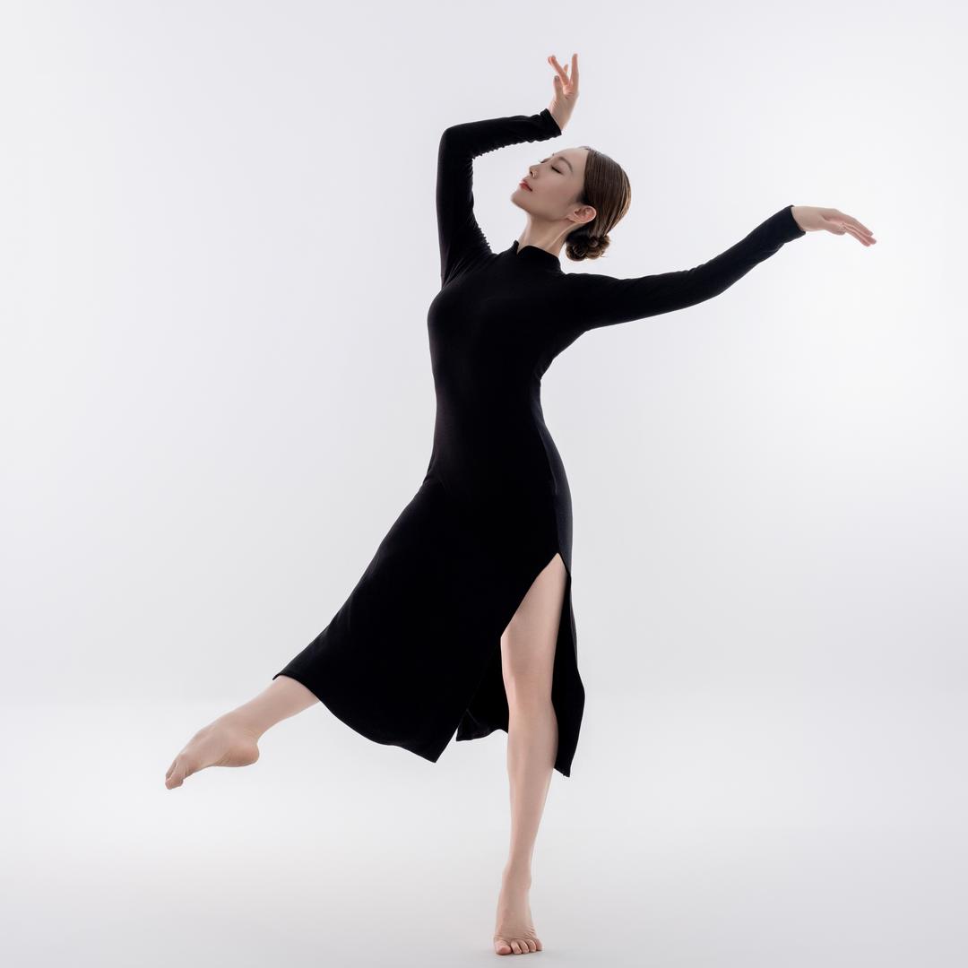 一只教跳舞的鹤