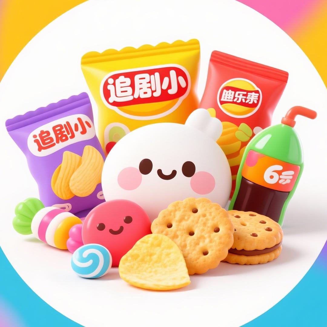 超会挑零食的吃货少女