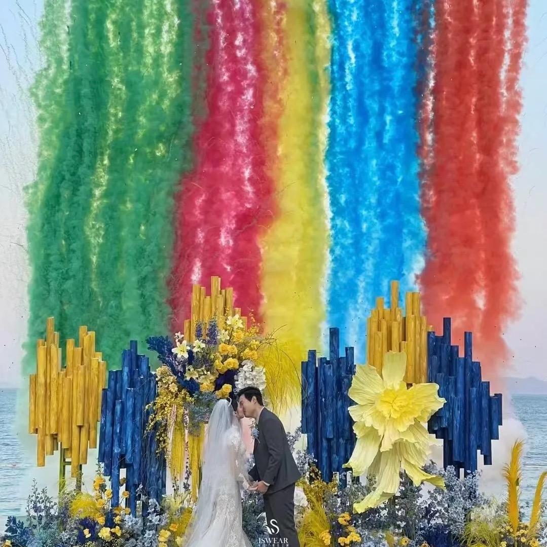 云南楚雄七彩🌈烟墙8