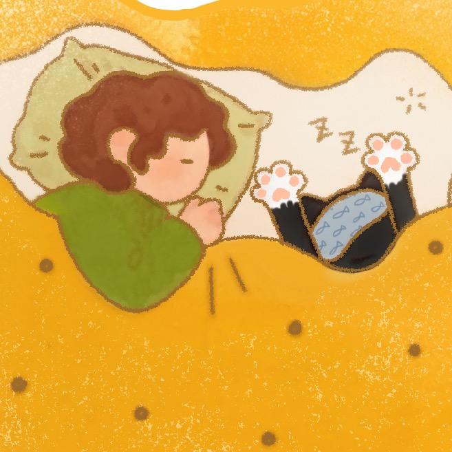 插画师_好困好困